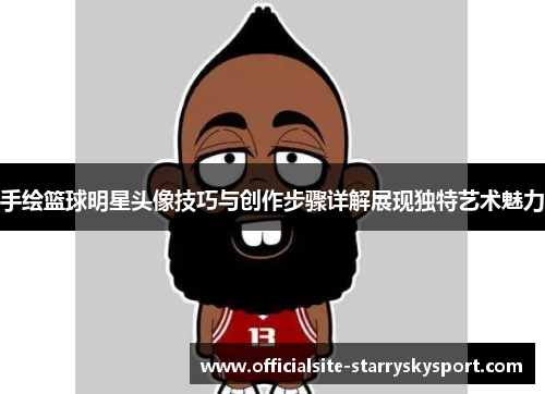 手绘篮球明星头像技巧与创作步骤详解展现独特艺术魅力